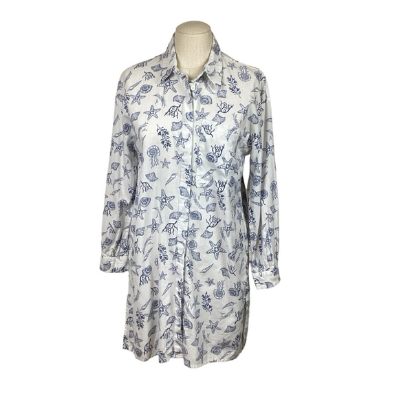 LCW MODEST LC Waikiki Cotton Loose Fit Button Dress - Picture 10 of 10